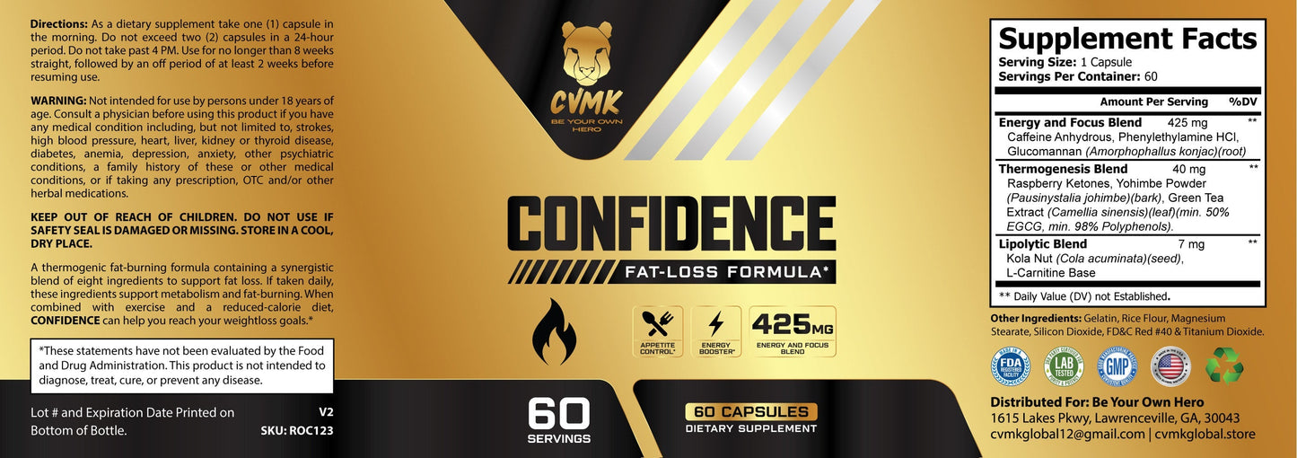 CONFIDENCE Daily Wellness & Metabolism Support Supplement