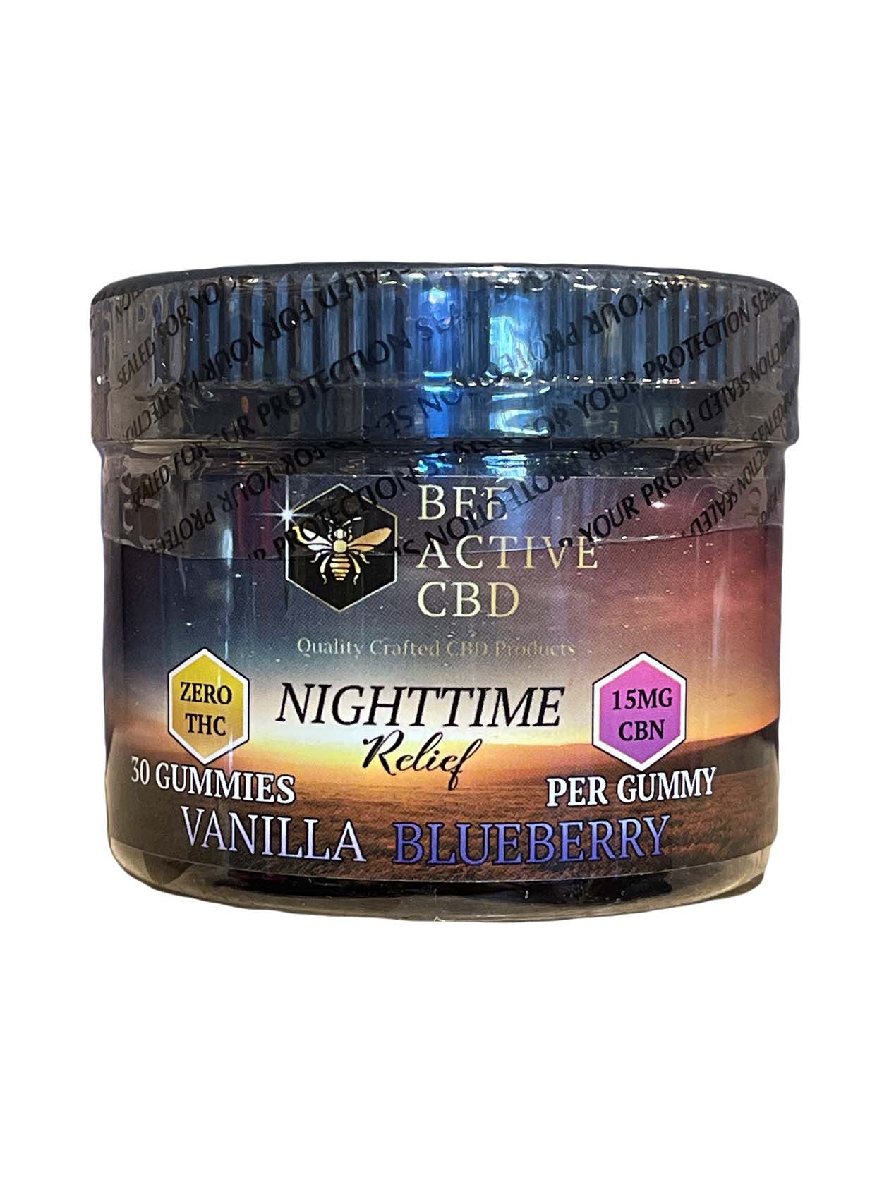 Bee Active CBN Sleep Gummies – Vanilla Blueberry-0