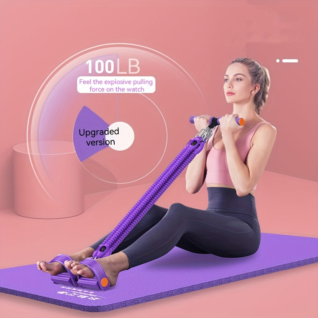 Chest Expander Pedal Resistance Band Home Fitness-1