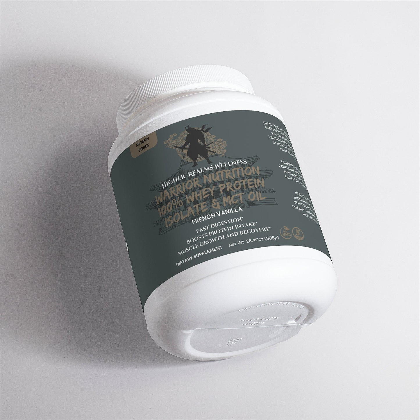 Warrior Nutrition 100% Whey Protein Isolate & MCT Oil (French Vanilla)