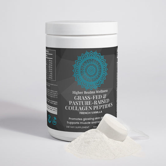 Grass-Fed Collagen Peptides Powder – French Vanilla Flavor | PrimeCaps