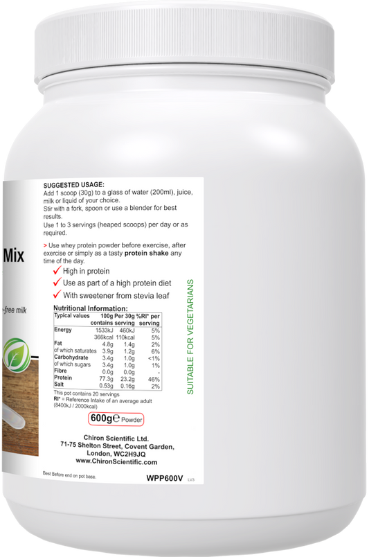 Keto Whey Protein Mix – Vanilla Low-Carb Protein Powder | PrimeCaps