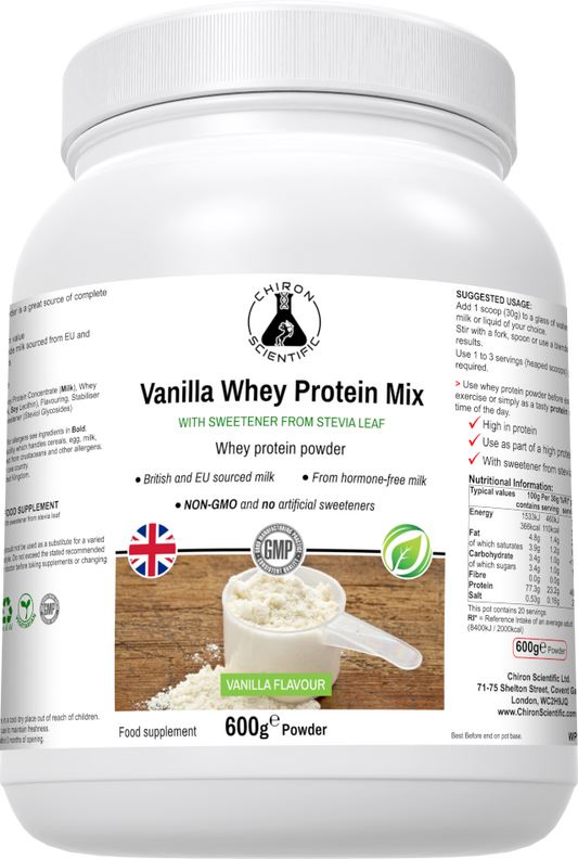 Keto Whey Protein Mix – Vanilla Low-Carb Protein Powder | PrimeCaps