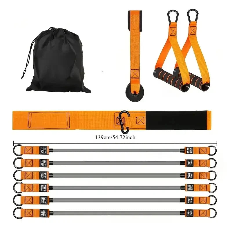 NNEOBA Resistance Bands with Handles – Strength Training Straps for Home Workout & Yoga-1