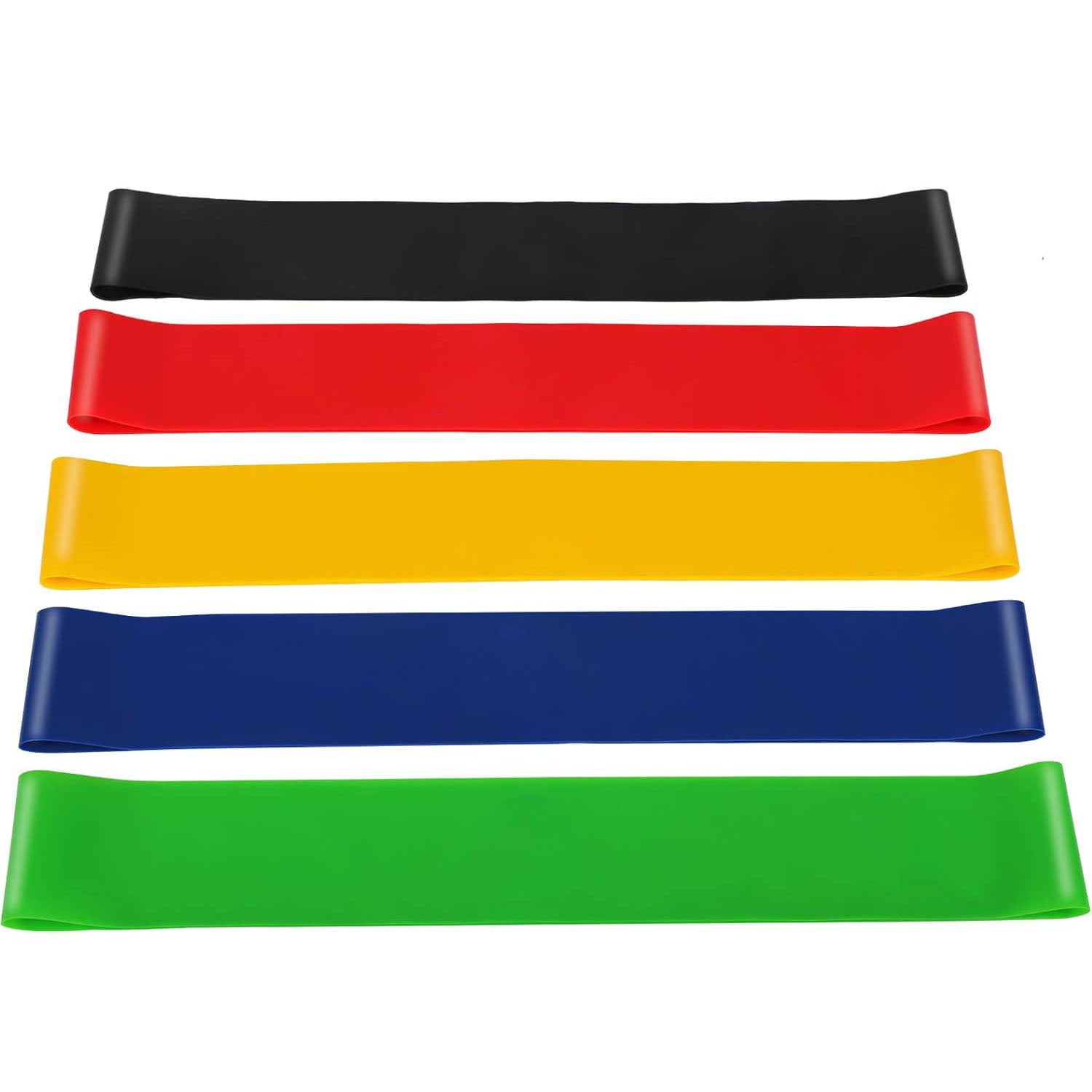 NNEDSZ 5 Pcs Resistance Bands Exercise Bands Resistance Bands Set Workout Bands Leg Yoga Bands-0