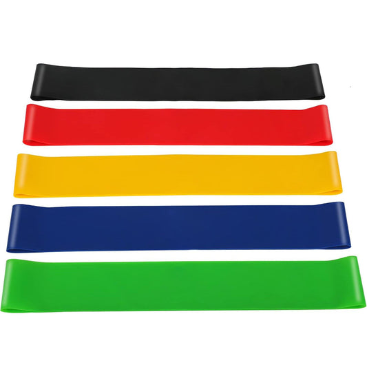 NNEDSZ 5 Pcs Resistance Bands Exercise Bands Resistance Bands Set Workout Bands Leg Yoga Bands-0