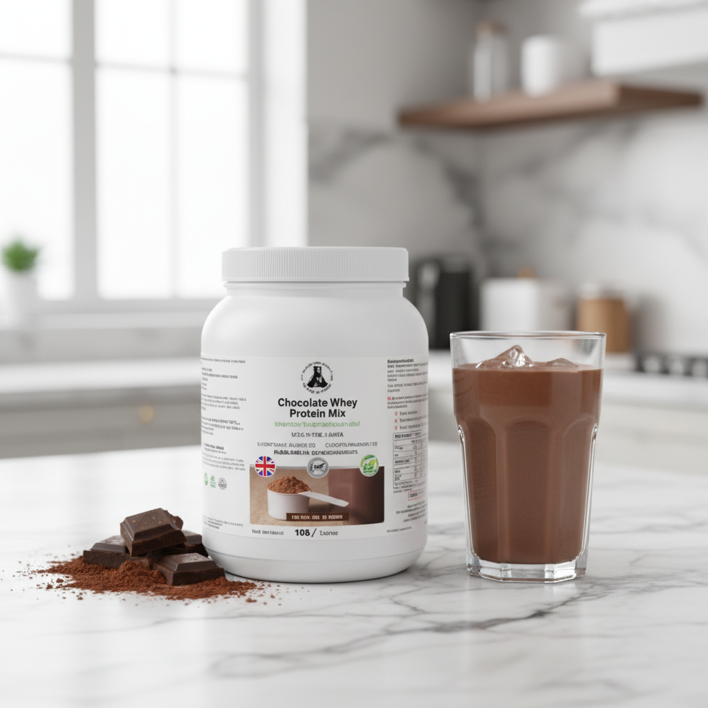 Chocolate Whey Protein Mix Lifestyle