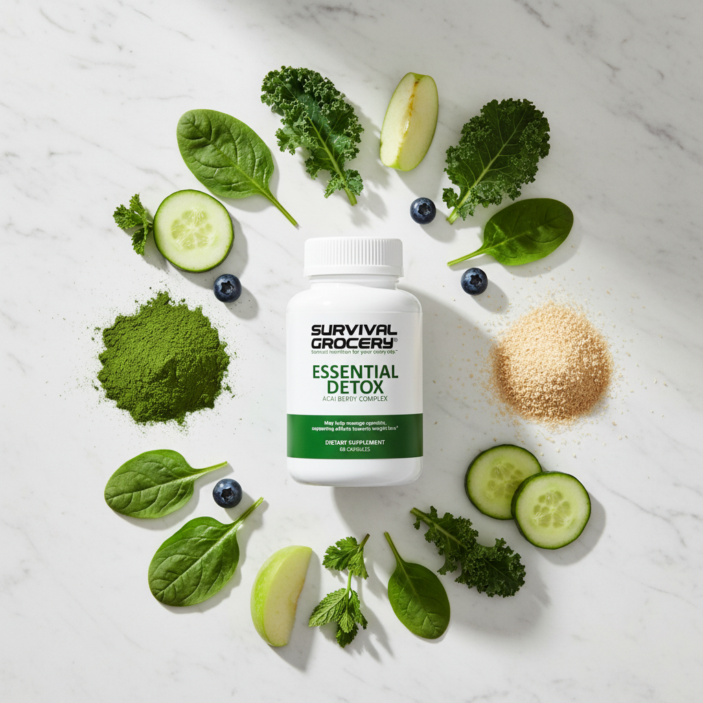 Essential Detox Flat Lay
